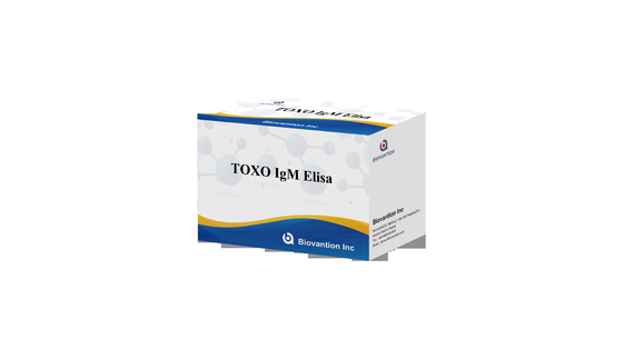 مجموعة اختبار إيليسا الحساسة والخاصة لـ TOXO Ig G لمراقبة المرض