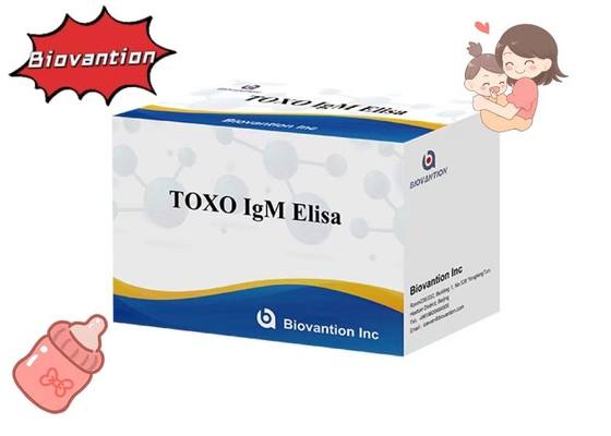مجموعة اختبار TOXO IgM ELISA مشعل حساسية عالية اختبار المستشفى فحص الحمل