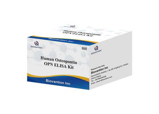 48 Wells Human Osteopontin Elisa Kit OPN / بروتين فوسفوري مفرز 1 / SPP-1