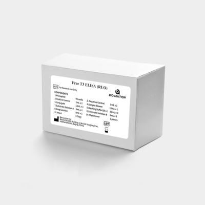 مختبر المستشفى العيادة T3 Triiodothyronine Elisa Test Kit