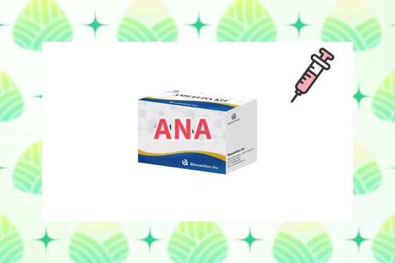 الحساسية ANA Screen IgG Elisa Test Kit للكشف عن المصل / البلازما عند 2-8 °C