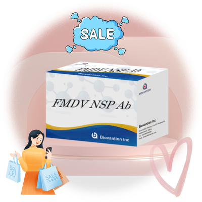 مجموعة اختبار ELISA لسلسلة الحيوانات FMDV NSP Ab المادة المضادة للجسم في المصل