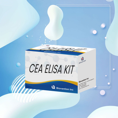 الموافقة على استخدام البشر CEA مجموعة اختبار ELISA الكمية اختبار دم أو مصل 96T