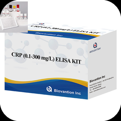 CRP 0.1-300 Mg/L خاصية مجموعة اختبار Elisa مع وقت اختبار سريع لمدة ساعة واحدة