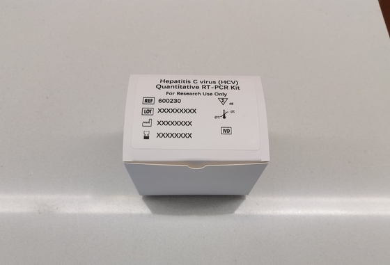 فيروس التهاب الكبد B فيروس التهاب الكبد HBV PCR الكمية KIT حساسية عينة نوع اختبار مجموعة مع 96 اختبار