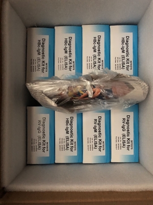 مجموعة اختبار HBC IgM ELISA للكشف عن العلامات الحيوية في عينات المصل / البلازما