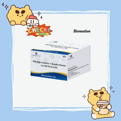 Hs-CRP IVD Elisa اختبار الأسماك حساسية عالية بروتين C التفاعلي Biovantion