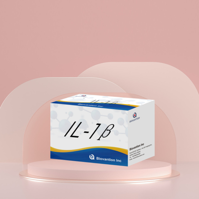مجموعة إليزا الحساسة لـ IL-1β للاستخدام البحثي بحساسية 95% و 6 أشهر