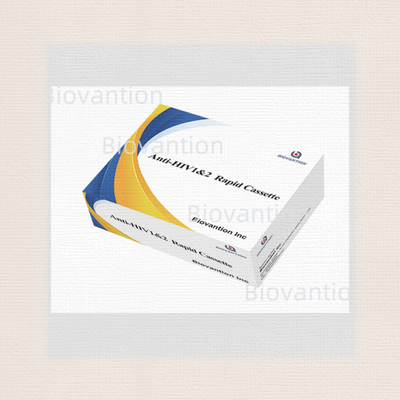 اختبار التجربة السريعة HIV 1/2 اختبار الكشف طريقة الذهب الكولويدي مع 25 اختبار