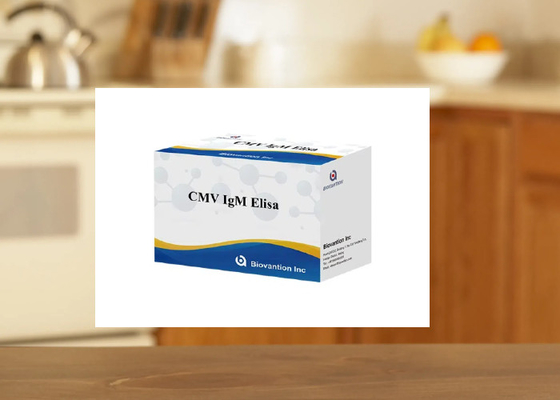 مجموعة اختبار cMV IgM Elisa مجموعة تحليل المكافحة المرتبطة بالأنزيمات مجموعة تحليل ELISA