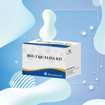 المفاعل التشخيصي لـ HSV-2 IgG المعمول به دولياً 96 اختبارات مجموعة اختبار ELISA للتشخيص الطبي
