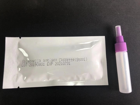 كيسة الاختبار السريع لـ Salmonella IgG/IgM S.Typhoid Kit اختبار تشخيصي سهل الاستخدام