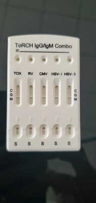 Biovantion HBsAg HCV فيروس نقص المناعة البشرية الزهري 4 في 1 بطاقة اختبار سريع للاختبار البشري 96 اختبار عملية سهلة