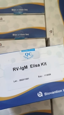 حساسية RV- M Elisa سريعة 2-3 ساعة وقت التحليل لتحقيق نتائج دقيقة