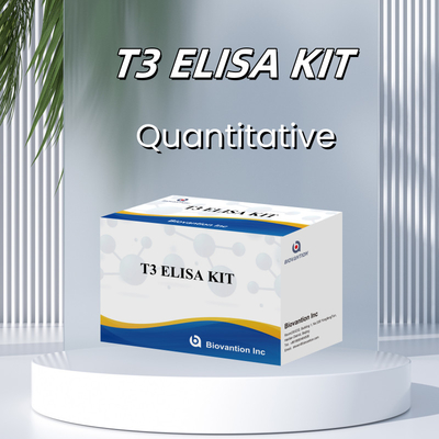 مجموعة اختبار ELISA / مجموعة فحص ELISA لـ Triiodothyronine T3 النتائج في 2-3 ساعات