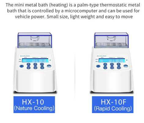 الحمام الجاف الجاف الحاضنة الجافة الحمام الجاف RT + 5 °C إلى 100 °C