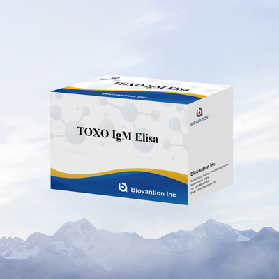 مجموعة اختبار إيليسا الحساسة والمتخصصة لـ TOXO IgG لمراقبة المرض