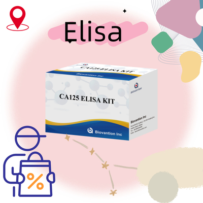مجموعة اختبار اليزا CA125 الحساسة للحدود المنخفضة للكشف والحساسية العالية