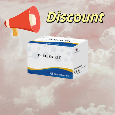 مجموعة اختبار T4 Triiodothyronine Elisa اختبار هرمون الغدة الدرقية الشائع الاستخدام