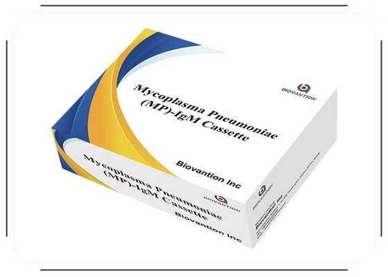 اختبار سريع ودقيق MP-IgM Mycoplasma Pneumoniae الذهب الكولويدي للاحتياجات الفحصية في الموقع