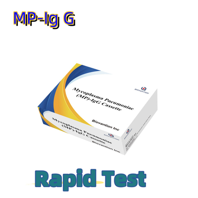 اختبار سريع ودقيق MP-IgM Mycoplasma Pneumoniae الذهب الكولويدي للاحتياجات الفحصية في الموقع