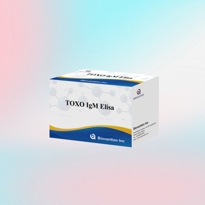 مجموعة اختبار إيليسا الحساسة والخاصة لـ TOXO Ig G لمراقبة المرض