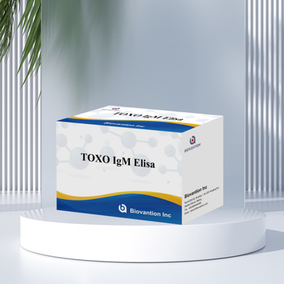 مجموعة اختبار إيليسا الحساسة والخاصة لـ TOXO Ig G لمراقبة المرض