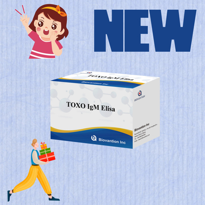 مجموعة اختبار إيليسا الحساسة والخاصة لـ TOXO Ig G لمراقبة المرض