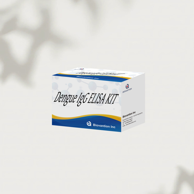 معالجة التشخيص IVD Reagent Dengue IgG ELISA Kit 96 Tests حساسية البلازما في المصل البشري >99%