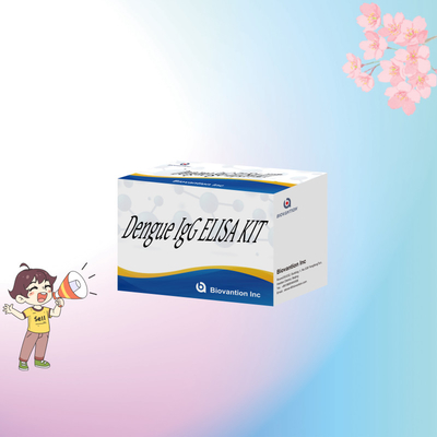 معالجة التشخيص IVD Reagent Dengue IgG ELISA Kit 96 Tests حساسية البلازما في المصل البشري >99%