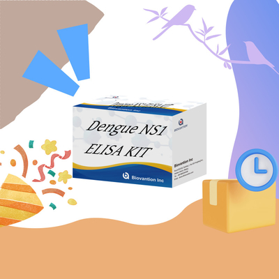 مجموعة اختبار ELISA لـ Dengue Ns1 96 اختبار وقت القراءة السريعة في غضون ساعة