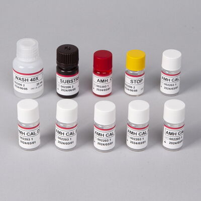 مجموعة اختبار إليسا AMH عالية الحساسية لبلازما المصل مع تخزين 2-8 درجة مئوية