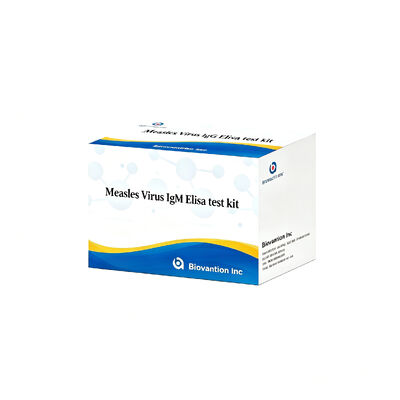 مجموعة اختبار ELISA IgM فيروس الحصبة 96T الكشف المبكر عن العدوى الحادة