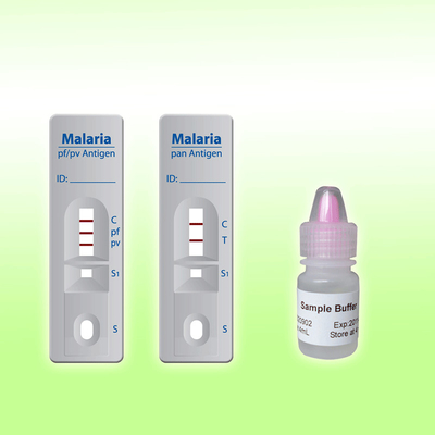 ISO13485 بطاقة اختبار الملاريا اختبار بطاقة الغروية السريعة اختبار الملاريا مستضد الملاريا