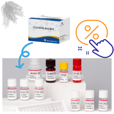 High Sensitivity CA125 ELISA Test Kit with 96 Tests and 1 Hour Assay Time for Accurate Cancer Diagnosis